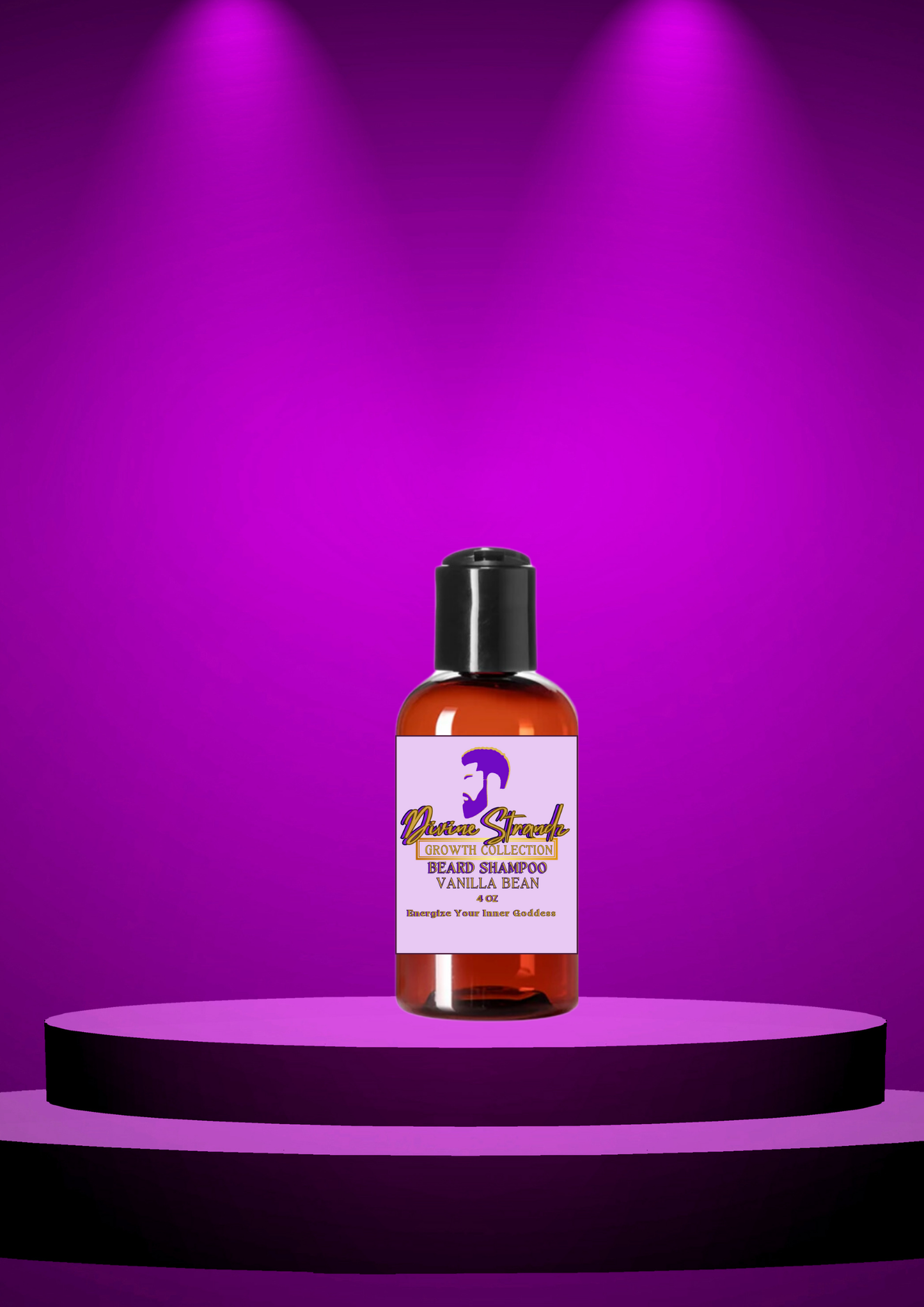 Divine Strands Beard Shampoo Vanilla Bean