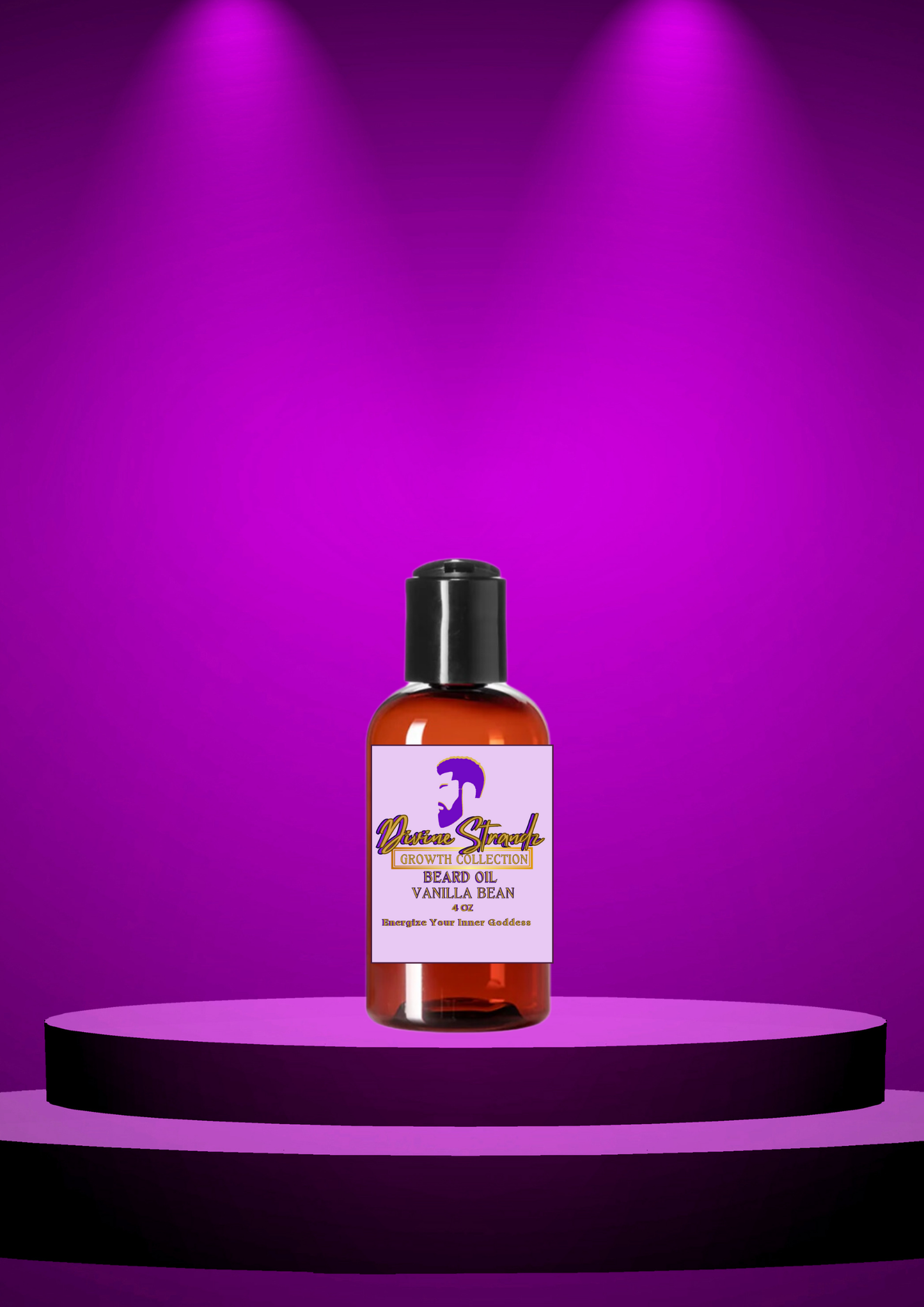 Divine Strands Beard Oil (Vanilla Bean)Maintain and restore your beard with our Divine Strands Vanilla Beard Growth System. Our system is free from artificial PEGs, sulfates, parabens, or any harsh ingredDivine Strands Beard Oil (Vanilla Bean)