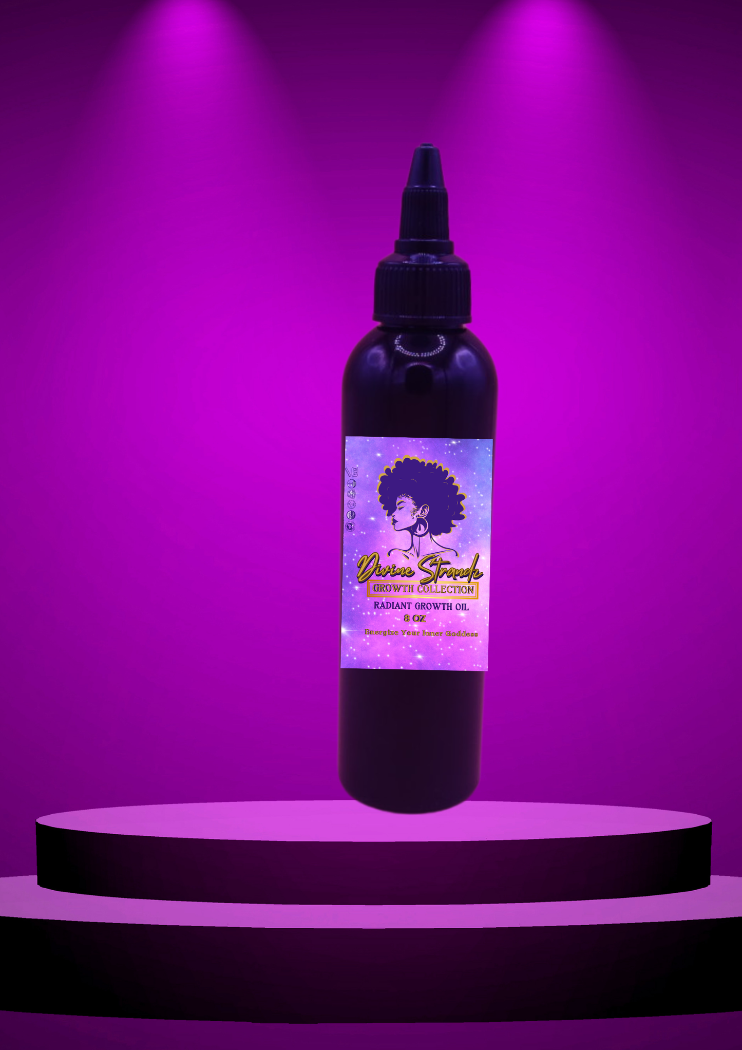 Divine Strands Radiant Growth OilDivine Strands Rosemary and Mint Radiant Growth Oil is a potent blend of natural oils and essential oils designed to promote hair growth and improve scalp health. ThHair OilDivine Strands Radiant Growth Oil