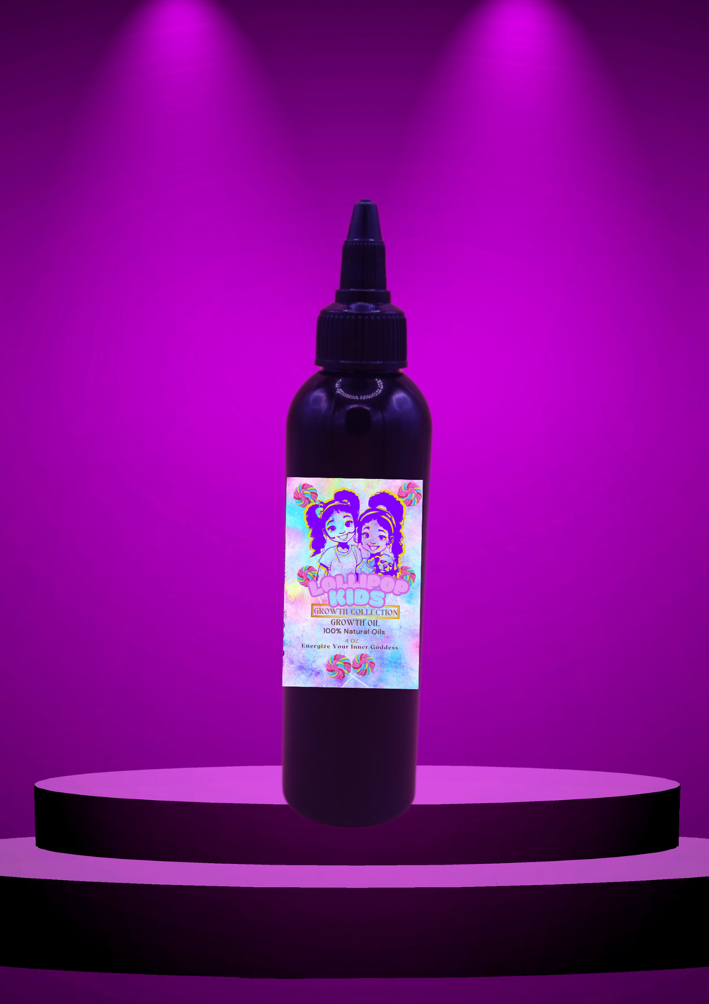 GE Lollipop Kids Hair Growth OilExperience the nourishing benefits of our GE Lollipop Kids Hair Growth Oil. This formula is crafted to improve hair health and maintain scalp condition, promoting haGE Lollipop Kids Hair Growth Oil