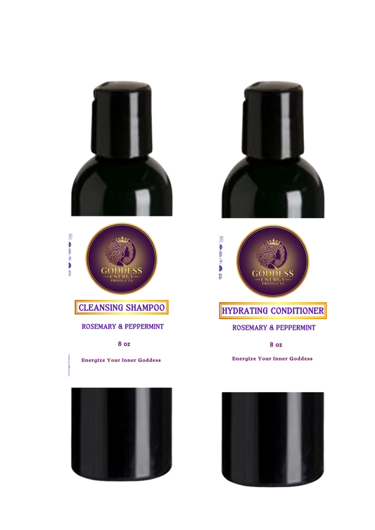 Rosemary & Peppermint Shampoo + Conditioner Duo